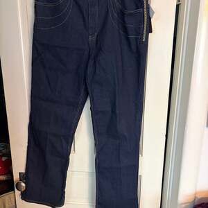 Vintage Old Skool Urban Wear Baggy Wide Leg Embroidered Jeans Y2K Streetwear